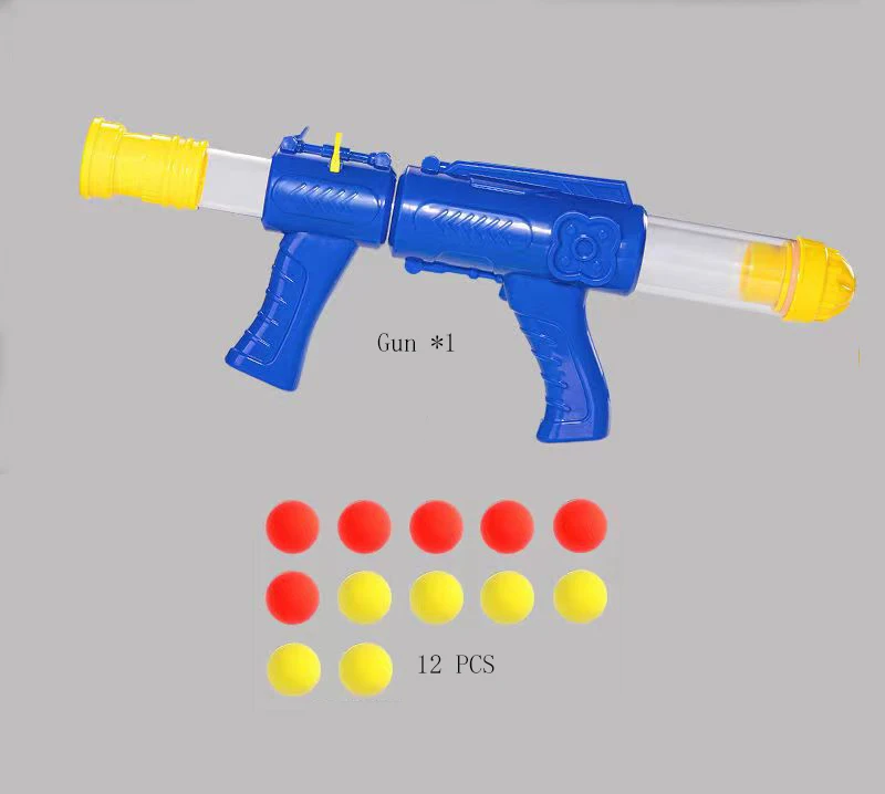 

Hot Sale Novel Shooting Toy Hungry Shooting Air-powered Gun Soft Bullet Ball Electronic Scoring Game Kids Birthday Gift