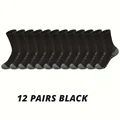 12 Pairs Black