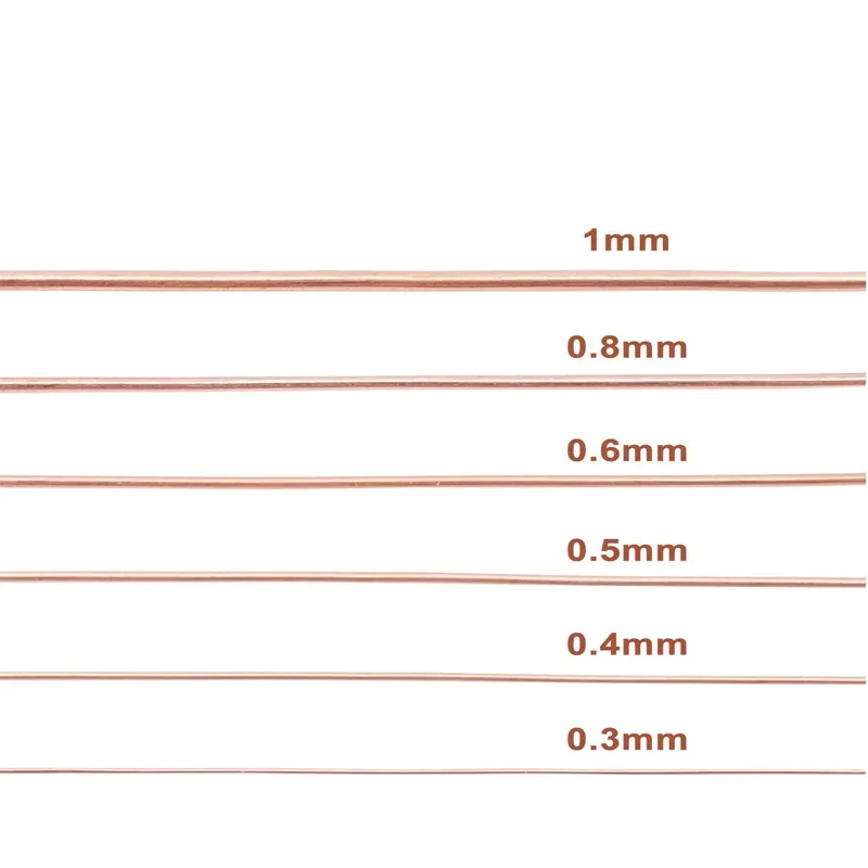 High-Quality Ultra-Fine Conductive Copper Wire - 0.1-3mm Thickness