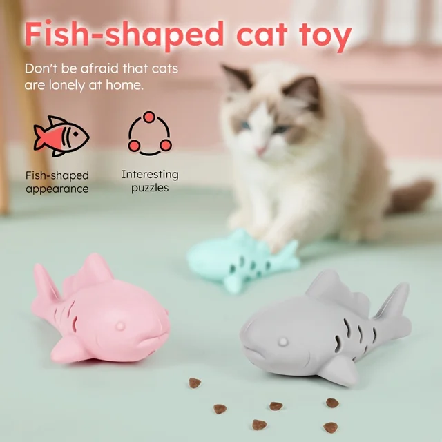 1PCS Interactive Cat & Dog Toy - Durable Bite-Resistant Design, Hiding Food & Grinding Teeth Entertainment for Small Pets 4