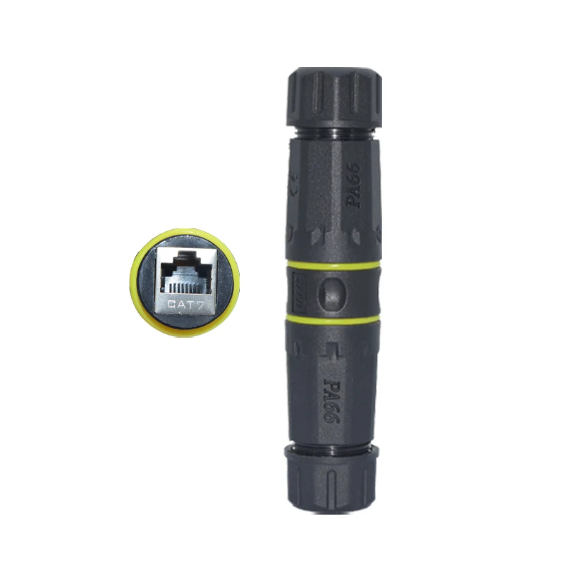 CAT6/CAT6A/CAT7 RJ45 موصل مقاوم للماء RJ45 إيثرنت/...