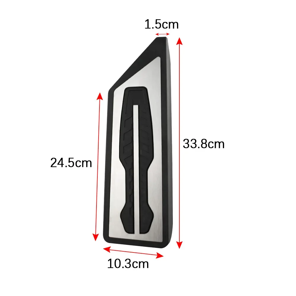 Car Accelerator Gas Brake Footrest Pedal Stainless Steel Pedal for BMW X1 F48 2 Series F44 car pedals stainless steel pedal cover