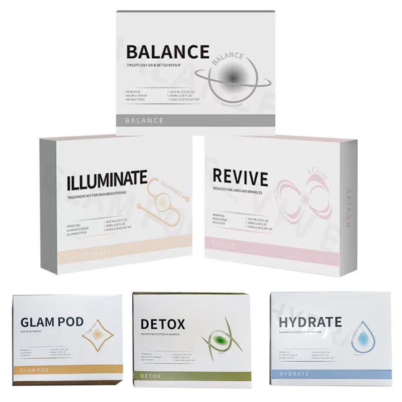 Oxygen Charcoal 7 Types Pods DETOX GLAM CO2 Oxygen Pods Capsule