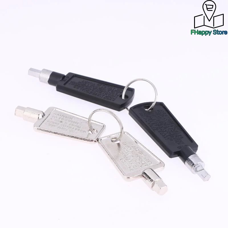 2Pcs Freezer Refrigerator Door Key Lock Pentagon Keys Part Accessories For Haier