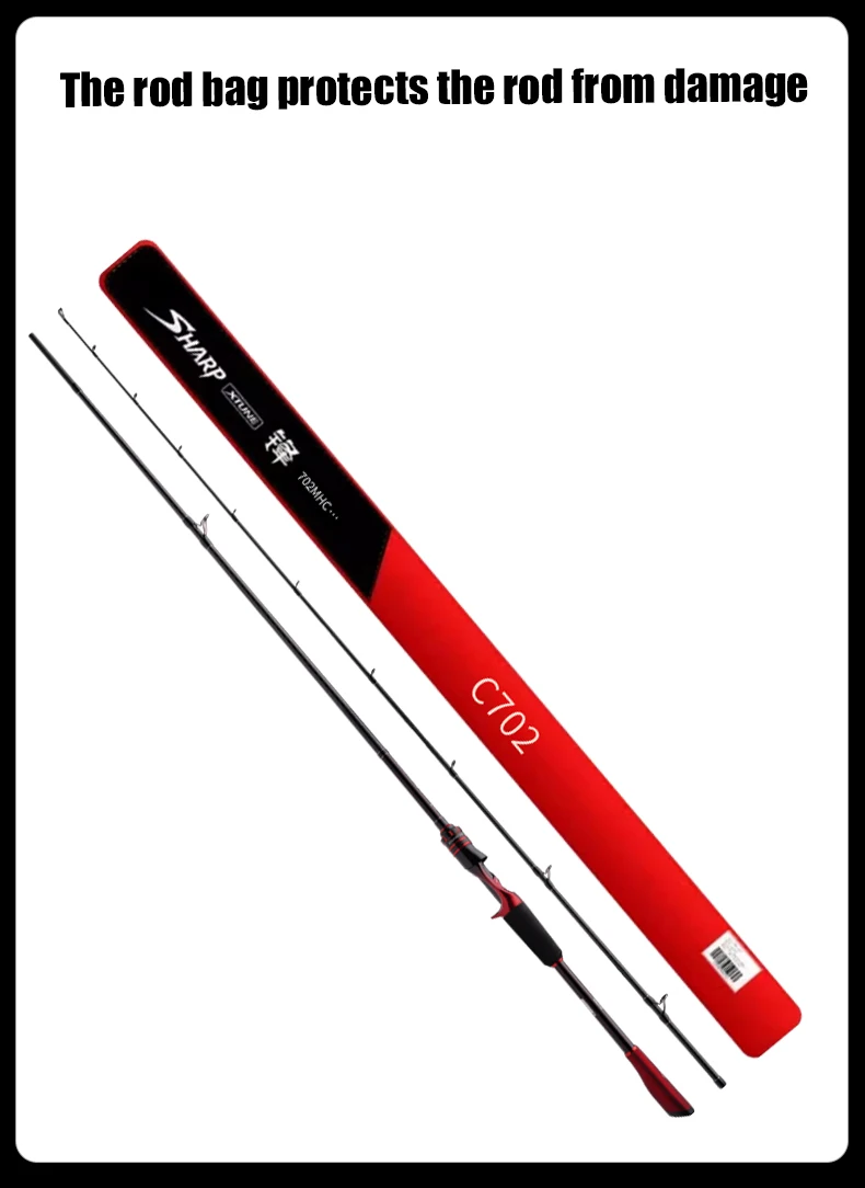 PURELURE RUIXT Angelrute 1,95m 1,98m 2,01m 2,04m L ML M MH Fuji Führungsringe Toray 33T+40T Carbon-Gewebe Bass-Angelrute – Detail 35