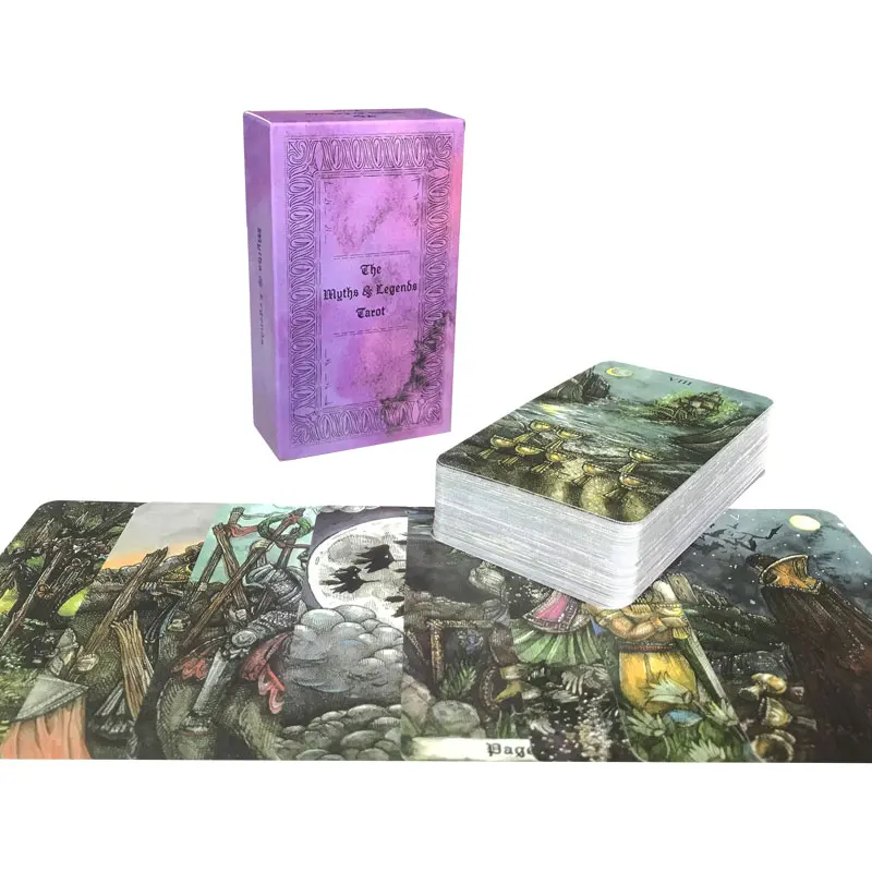 

Новые мифы и легенды Таро Оракл развлекательные игры для отдыха карточка для семейных собраний карточка для Таро, настольные игры 78 карточный Таро