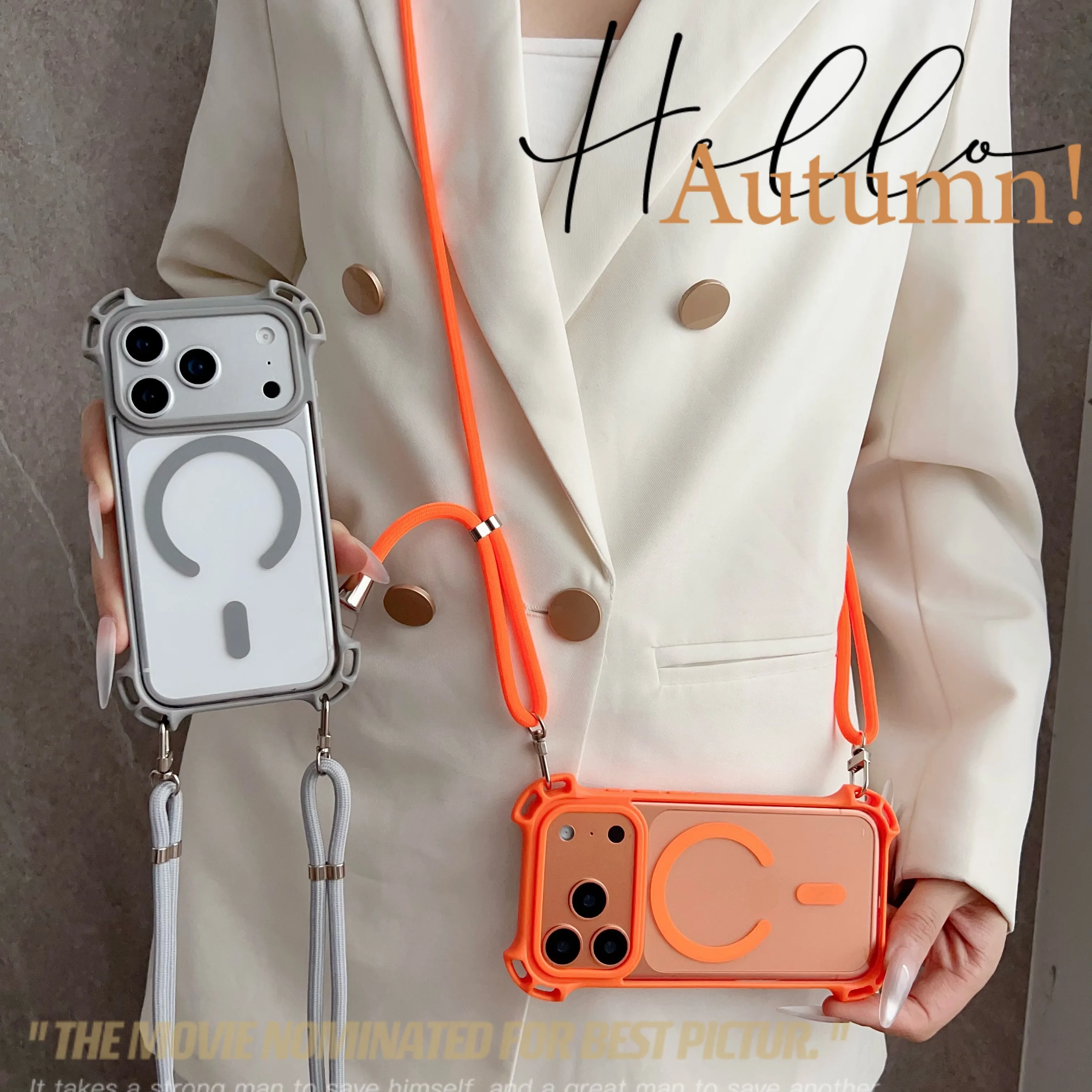 Creative Drone Anti-Drop Magnetic Case with Transparent Crossbody Shell