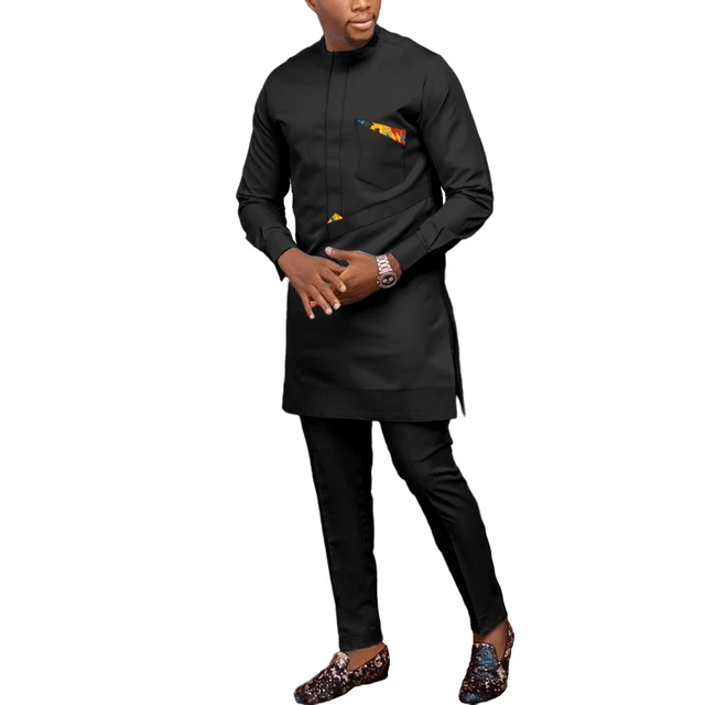 Tunde Long Sleeve Dashiki Outfit - Image 2