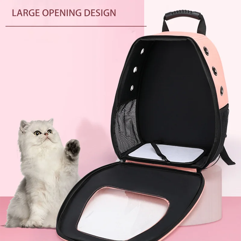 Cat Backpack Breathable Travel Pet Carrier Bag for Small Dog Cat Carring Transport with Safety Strap Pet Accessories Carrier