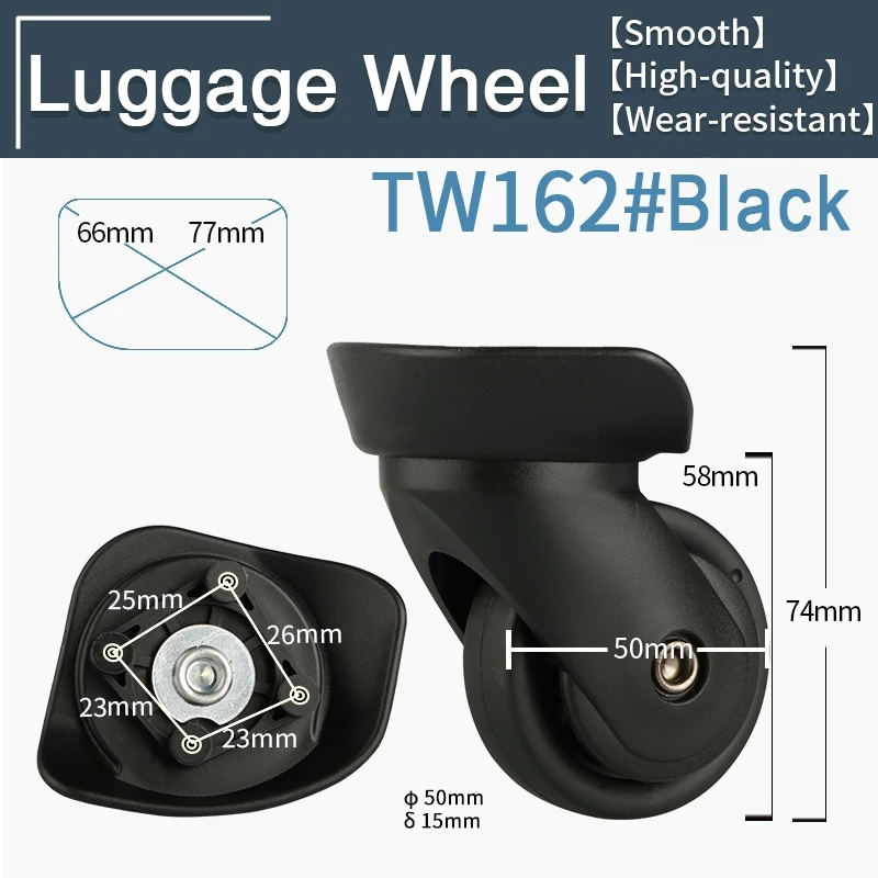 Suitable For Meilu Brand Wheel Aircraft Trolley Case Universal Roller Suitcase Carrying Luggage Bag Removable Silent Casters