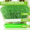 Natural Cat Grass Sprouting Tray Growing Kit Organic Wheat Grass Seeds Digestive Hairballs Hydroponic Potting Soil Set 2
