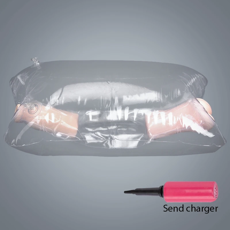 Men's love pillow Portable inflatable travel outdoor portable Pillows can fit into the masturbation cup Sex toys for man sex toys