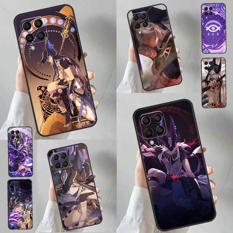 Genshin Impact Cyno Case Per Samsung Galaxy M33 M53 M13 M23 M52 M32 M12 M11 M31 M51 M20 M21 M14 M54 M31S Cover