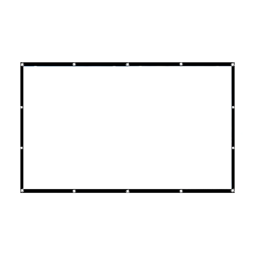 VEVSHAO Projector Screen 100 Inch, Anti Crease Portable Foldable Projection Movie Screen 6:9 for Home Theater