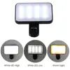 Video Conference Fill Light Portable LED Video Conference Fill Light Electroless Notebook Phone Universal Clip Webcam Call Light 3