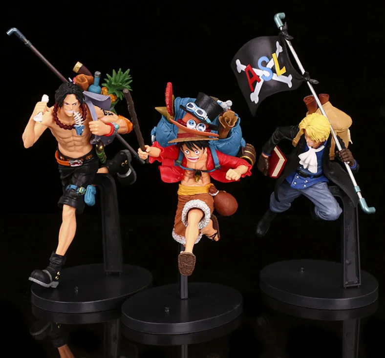 

Новый цельный аниме Gk Monkey D. Экшн-фигурки люффи портгус сабо из ПВХ, подарок на день рождения, Коллекционная модель для детей, игрушки для мальчиков, кукла