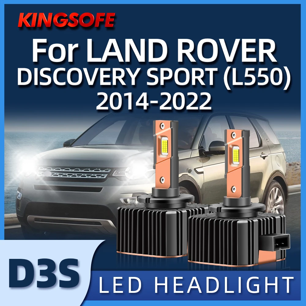 

Roadsun Car Headlights D3S 120W HID Bulbs For LAND ROVER DISCOVERY SPORT (L550) 2014 2015 2016 2017 2018 2019 2020 2021 2022