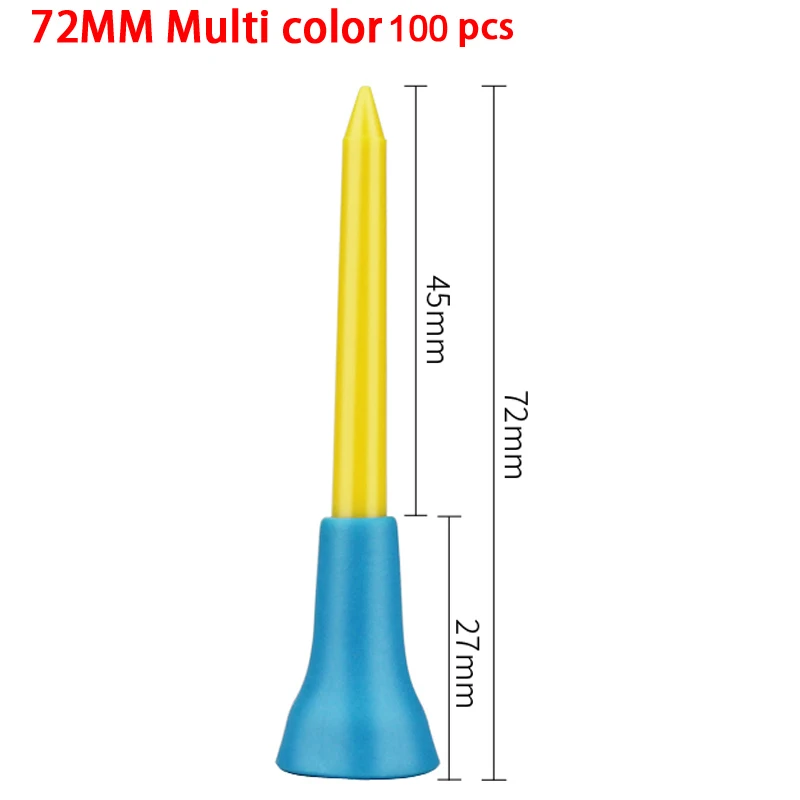 100pcs Multi 72mm