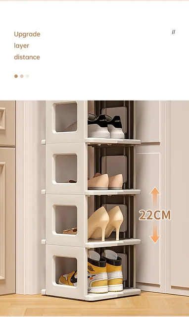 10 Tiers Shoe Rack, Space Saving Vertical Single Pairs Sturdy Shoe Shelf  Narrow Tall Shoe Storage Organizer for Entryway Hallway - AliExpress