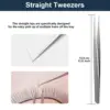 Volume Tweezers for Eyelash Extensions,Precision Lash Tweezers for Mega Volume And 3D 6D 10D Mink Eyelash Fan Making 4