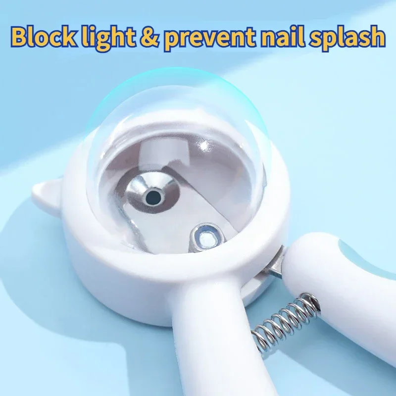 Pet Nail Clippers, Professional Anti-splashing Dog And Cat Nail Clipper With Hiding File, Pet Grooming Supplies