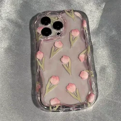 Elegant Flower Tulips Bracket Phone Case Cover - OPPO A5 Pro 5G 4G (1)