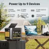 FlashSpeed 600 Portable Power Station 600W (Peak 1200W), Full Charge in 70 Min LiFePO4 Battery Solar Generator for Home Backup, 5