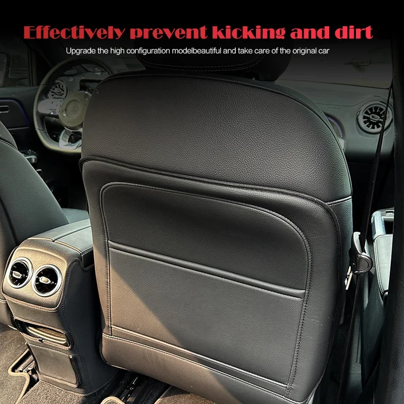 For Mercedes benz Anti-dirty pad Accessories Car interior Seat anti kick pad GLB A CLA W117 C118 A B class W246 Seat protection car seat protector