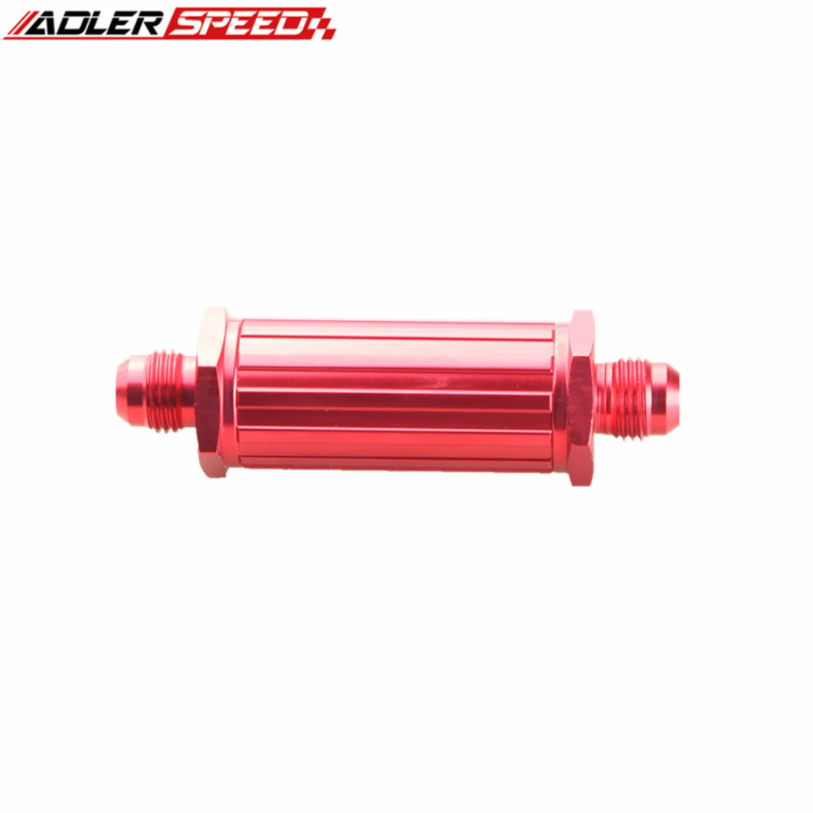 -6AN AN6 / -8AN AN8 / -10AN AN10 30 Micr/150 Micron Aluminum Billet Magnetic Racing Fuel Tank Fuel Filter Black/Silver/Red/Blue