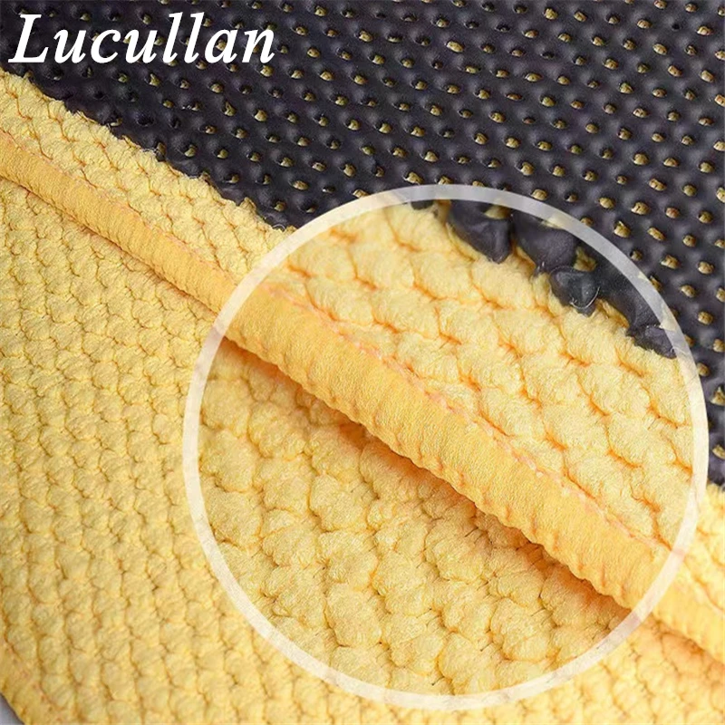 Lucullan 클레이 미트 장갑, 디테일링 세차, 청소 수건 천, 페인트에서 이물질 빠르게 제거