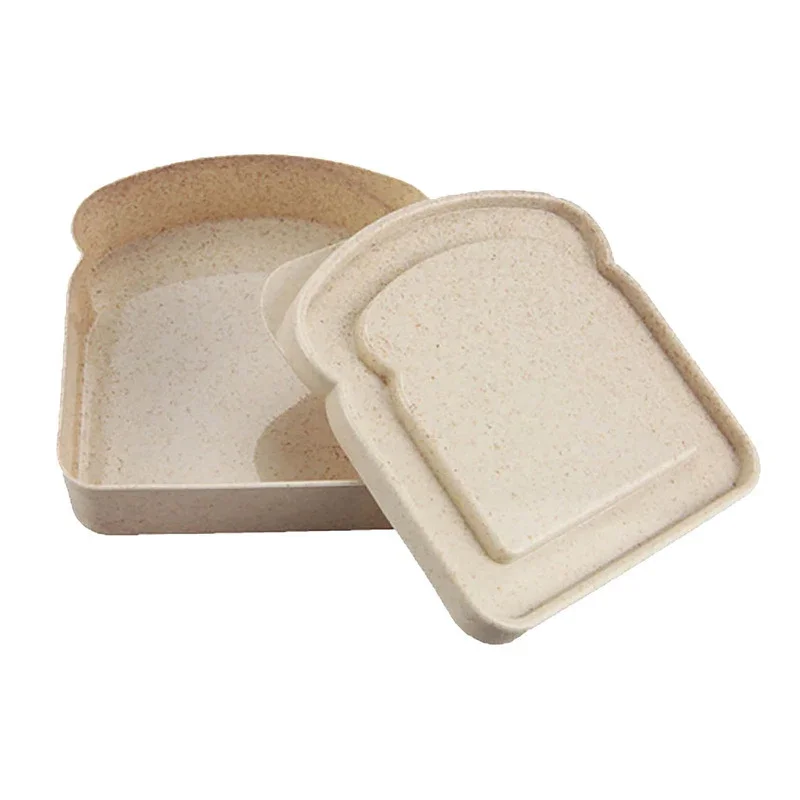 Eco-Friendly Microwavable Sandwich & Lunch Food Container with Lid