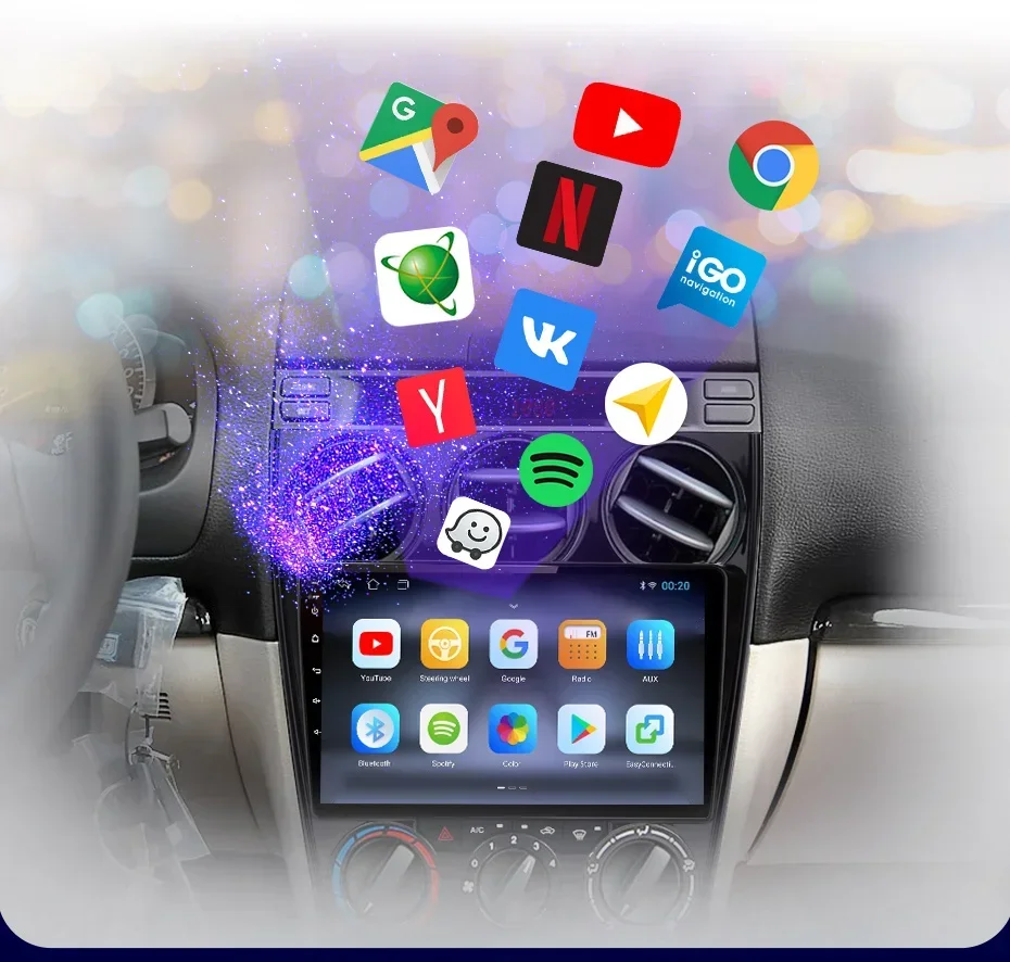 Für Mazda 6 2016 2017 - 2021 Drahtlose CarPlay für Apple Android Auto Auto Radio GPS IPS RDS FM WiFi BT 4G 8Core Multimedia Stereo – Detail 12