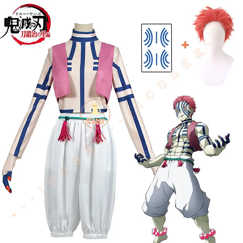 Cosplay Uniforme Demon Slayer 3 Peças - Kimetsu No Yaiba