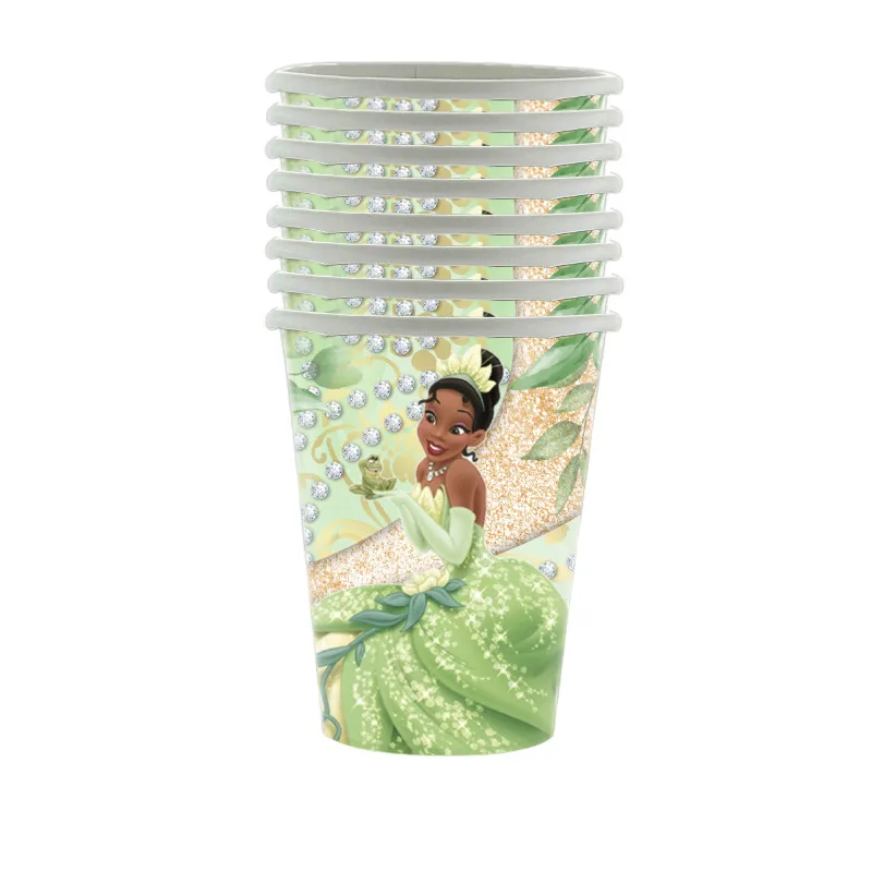 Party Supplies Birthday Party Supplies Disney The Princess And The Frog Tiana Princess Party Decoration Cup Plate Banner Girl Birthday Party Decor Baby Shower Supplies