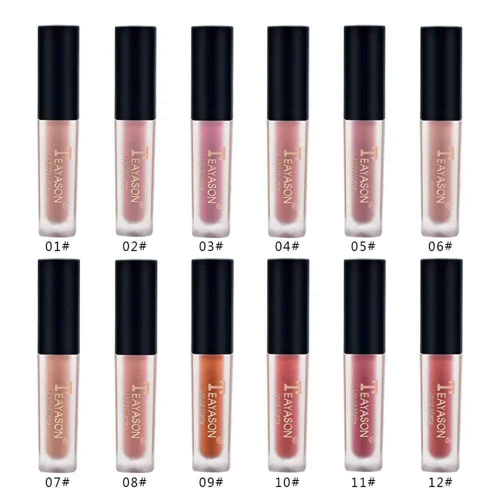 Lip Gloss Lip Makeup 1pc Women's Fashion Liquid Matte Lipstick Velvet Lipgloss Nude Moisturizer