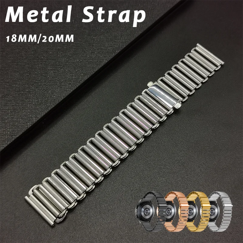 

Universal Milanese Watchband 18mm 20mm Alpine Loop Metal Stainless Steel Strap Band Replacement Bracelet For Smart Watch