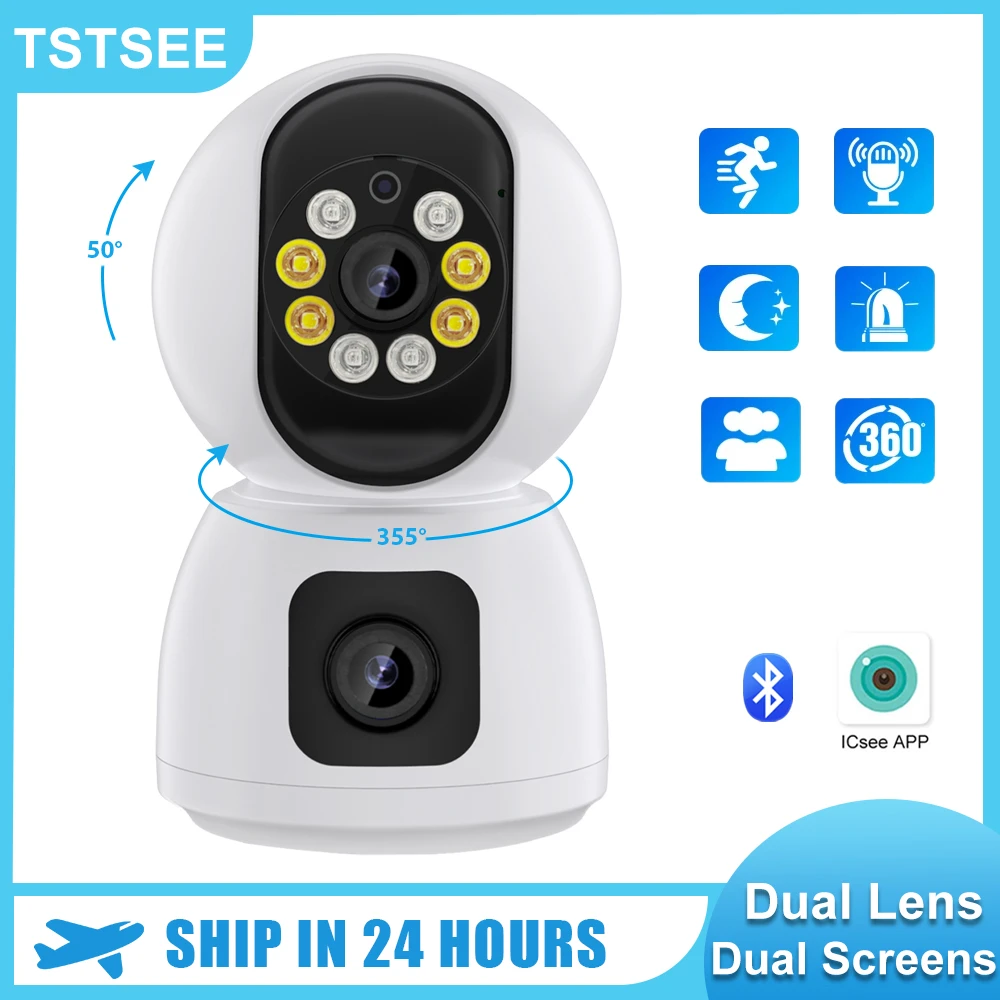 TSTSEE WiFi Smart Baby Monitor Home Security Camera 2Way Audio CCTV