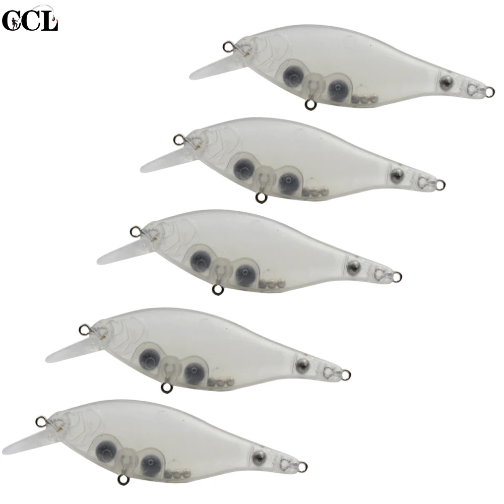 Lot De 10 Leurres Vierges Non Peints 8,83 G 7,8 Cm Avec œil