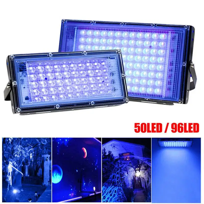 LED Stage Blacklight Ultraviolet Flood Effect Light DJ Disco Party Bar Acces