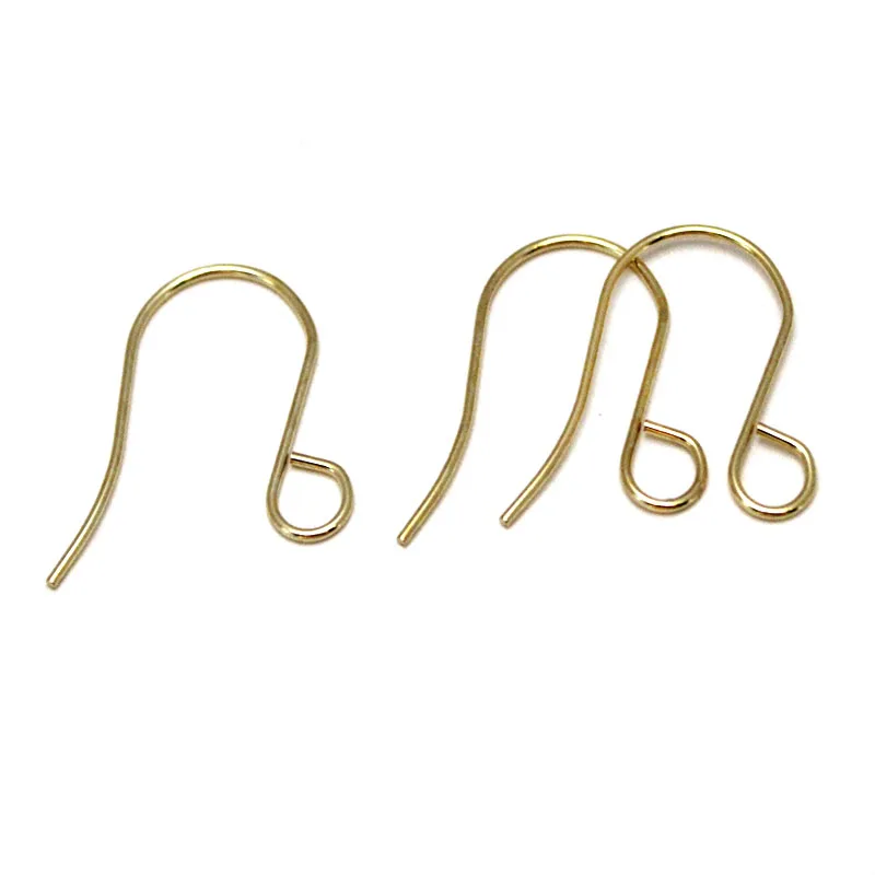 50pcs Stainless Steel Black Plated Earring Hooks Findings Hypoallergenic Earrings Clasp Ear Wire Supplies For DIY Jewelry Making