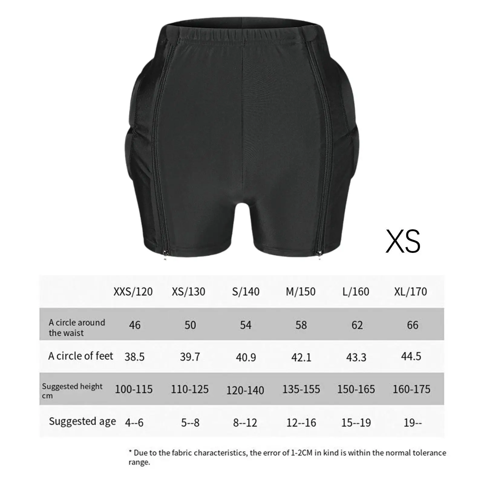 Kids Butt Pad Shorts Gift Crash Pad for Skating Soccer Goalkeeping Skiing
