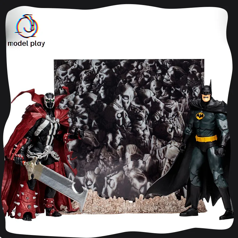 

2 Pack Mcfarlane Batman & Spawn (Based On Todd Mcfarlane Comics) 7" Figures, Hobby Collection, Dc Multiverse, Collectible Toys