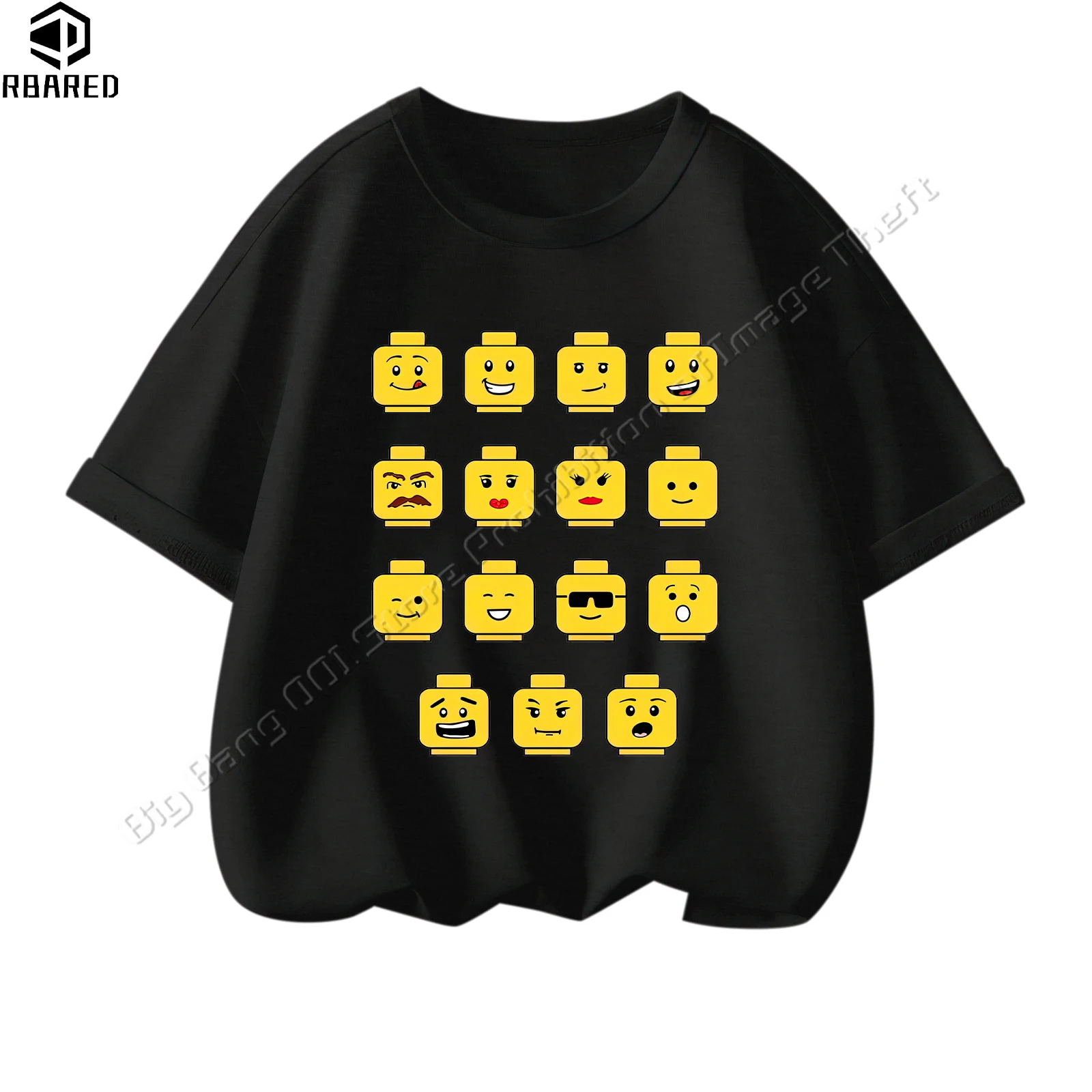 2024 2024 Kids Clothes Fashion Girl Child Boy Children Top Summer T-shirts for Children 100% Cotton Tops Large Size Lego Shirt 6