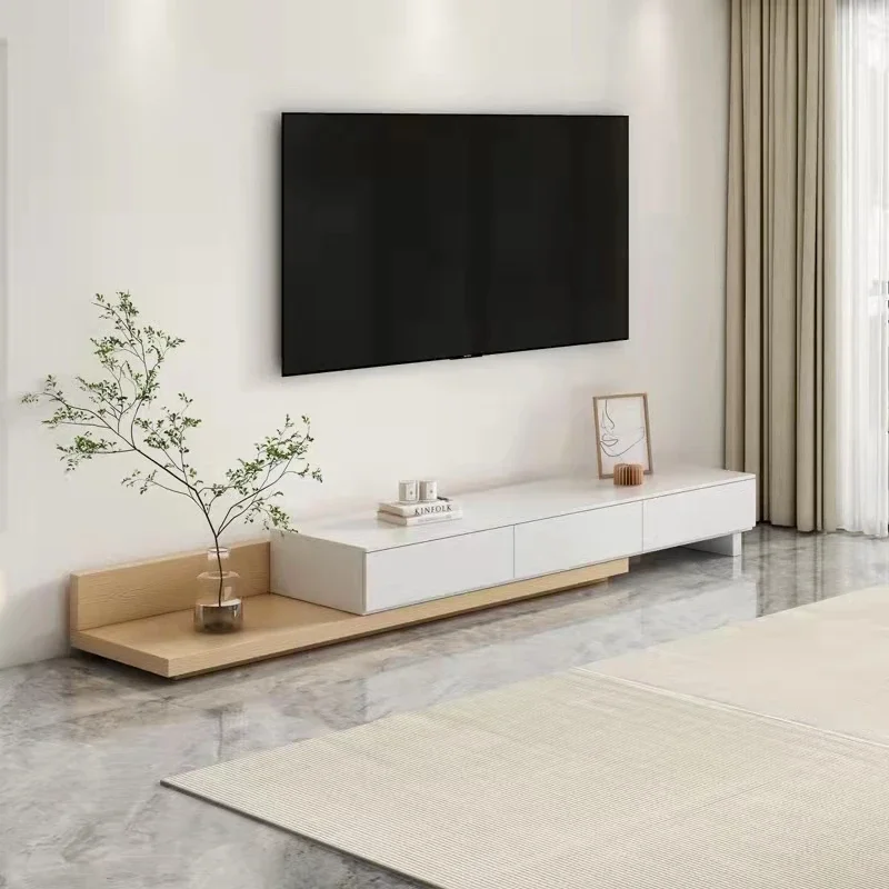 목재 거실 TV 캐비닛 모바일 럭셔리 화이트 북유럽 바닥 텔레비전 테이블 보관, 양봉장, schrank 룸 가구, MQ50DS