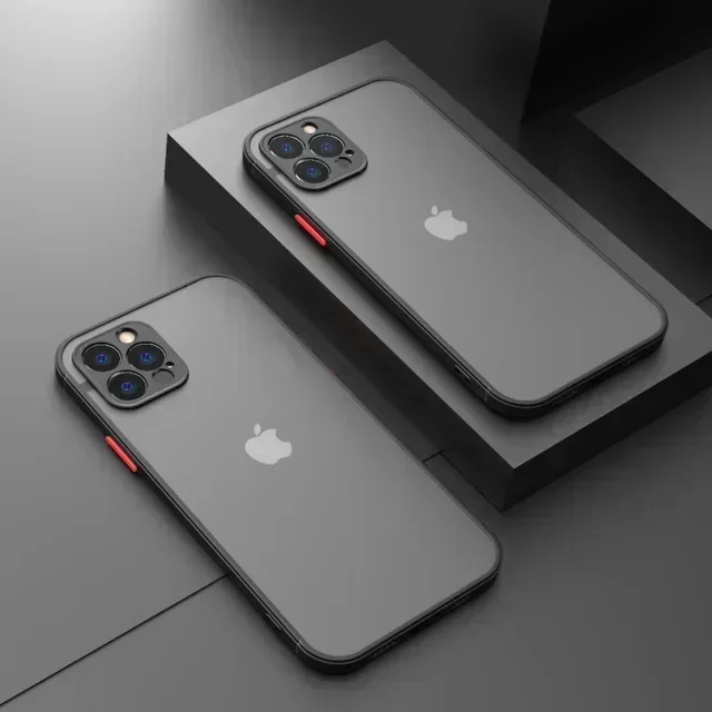 Luxury Matte Soft Silicone Shockproof Phone Case