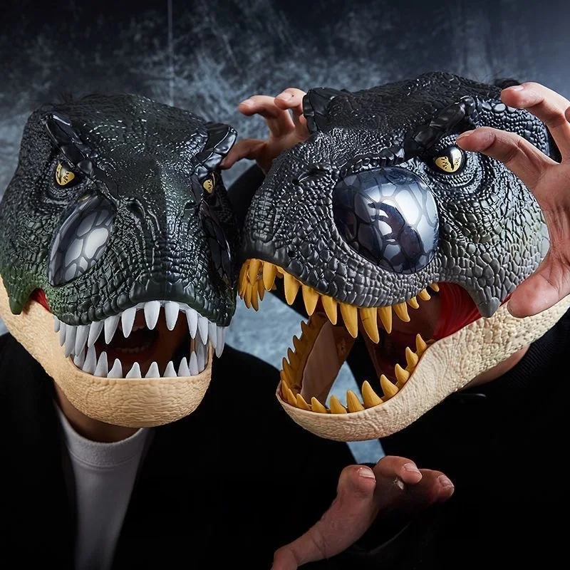 Funny Dinosaur Mask - Movable Jaw Halloween Cosplay Prop