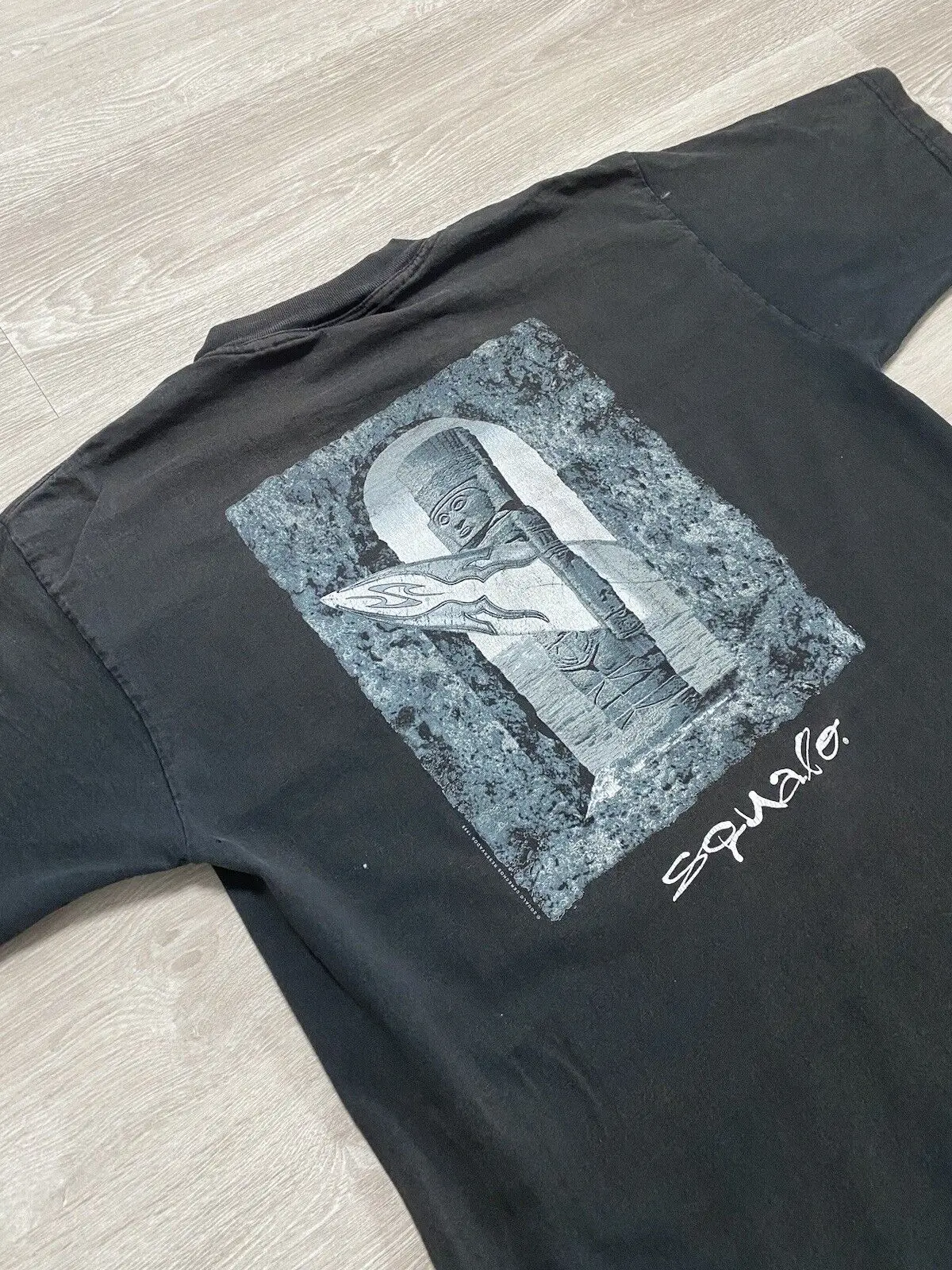 Maglietta Vintage Squalo 1999 Usa Products Sz L Maniche Lunghe O Corte