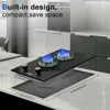 Gas Cooktop 2 Burner Propane Cooktop, 12 Inch LPG/NG Dual Fuel Gas Stove Top, Built-in Tempered Glass Gas Cooktop for Apartment 6