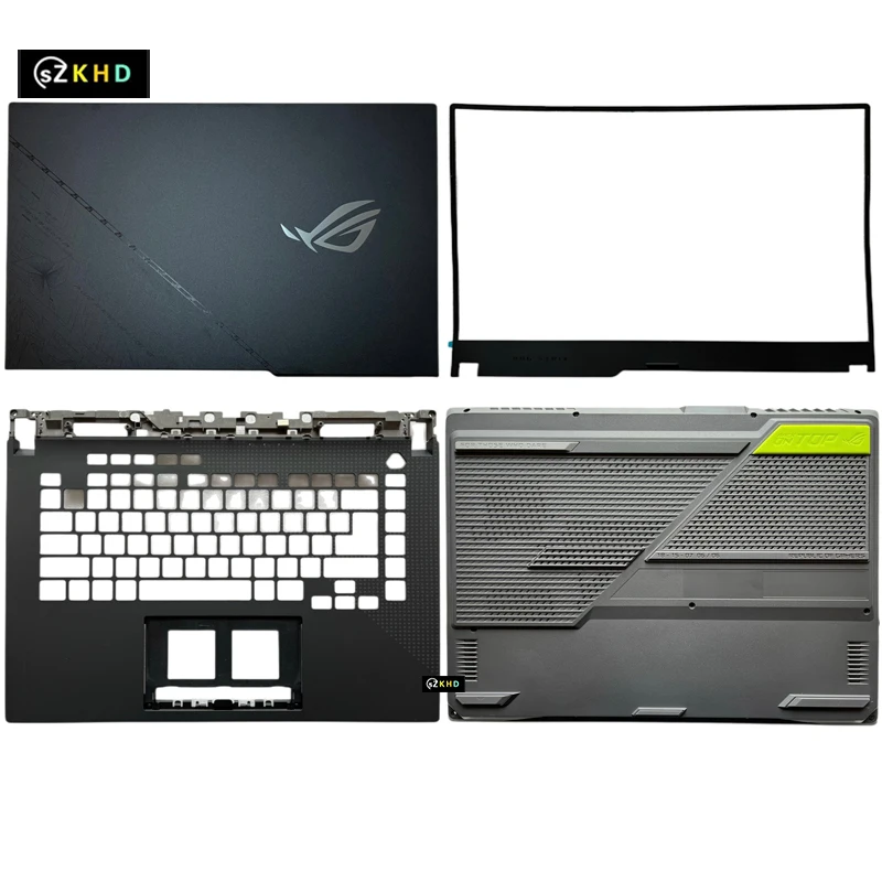 Traseiro Shell Tampa Traseira Bisel Palmrest Teclado Laptop Host Tampa Inferior Asus Rog Strix G15 G513 G513q Gx511 Novo