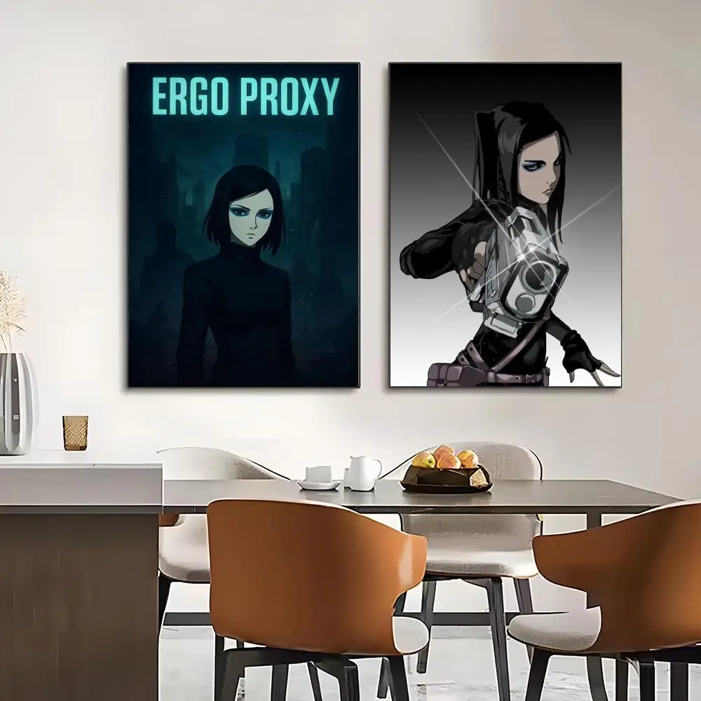Cyberpunk Anime E-Ergo Proxy Poster - Stylish Wall Art